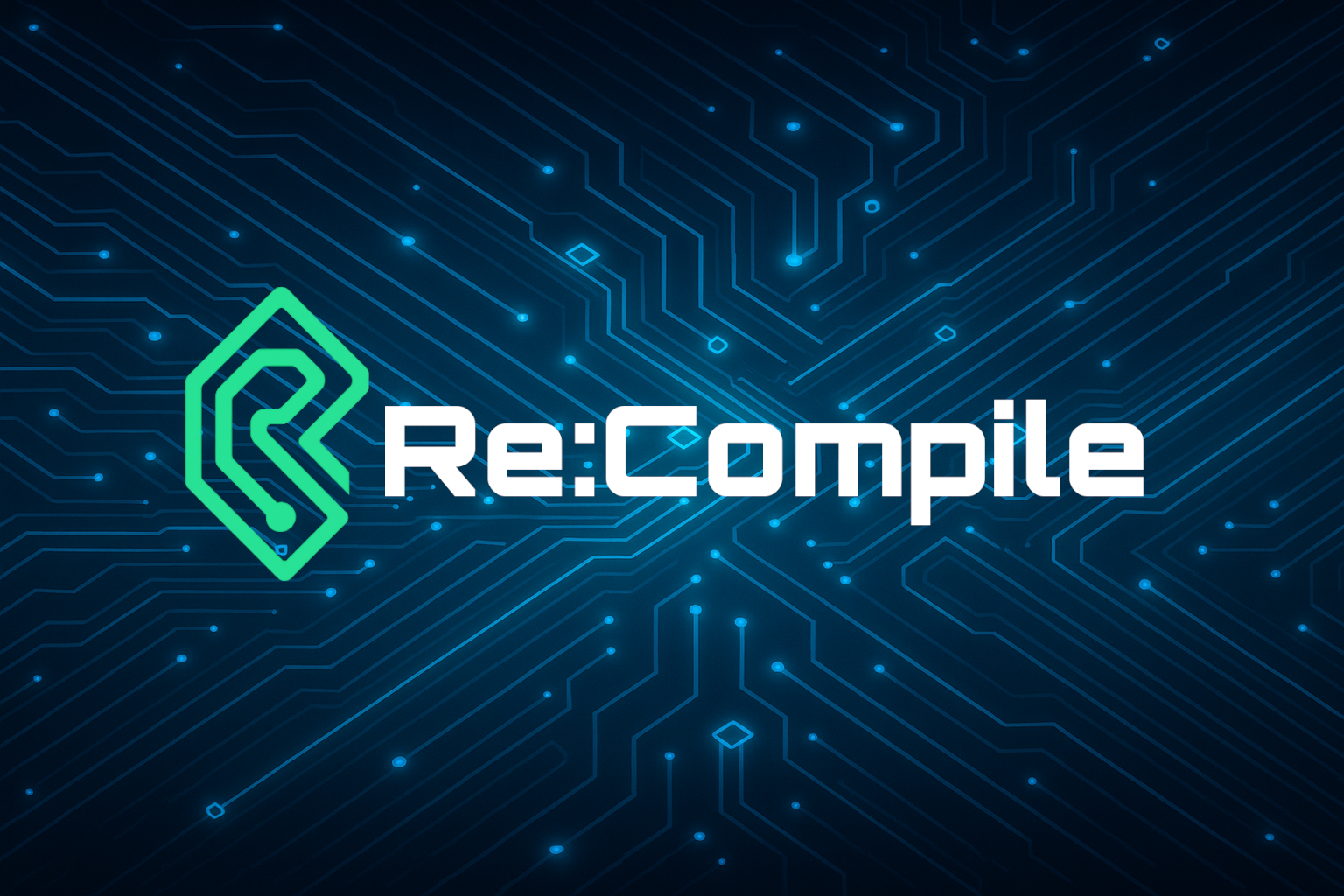 光とデータの波が融合する未来的なキービジュアル